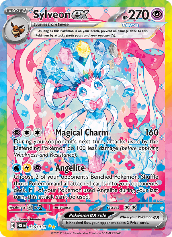 Sylveon ex SAR Prismatic Evolutions